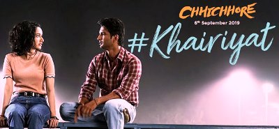 Khairiyat Lyrics from hindi movie Chhichhore