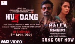 Halla Sheri Lyrics sung By Sachet Tandon