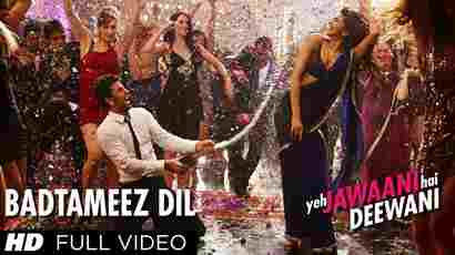 बदतमीज़ दिल Badtameez Dil Lyrics in Hindi